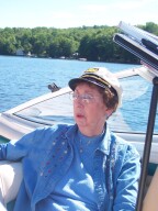 Mammy in the boat